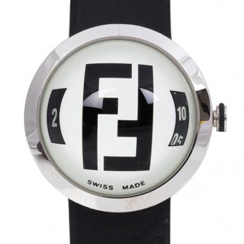 Fendi White Stainless Steel Bubble Women's Wristwatch 38MM