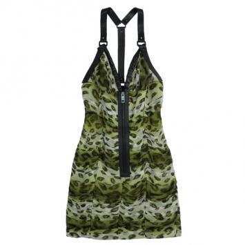 Burberry Prorsum Animal Print Halter Dress M