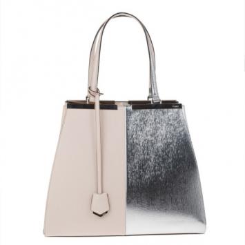 Fendi Bicolor Leather 3 Jours Tote