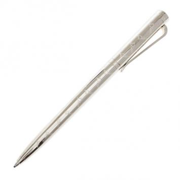 Pre Owned Dior Stainless Steel Stylo Ballpoint Pen