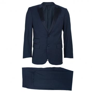 Pre Owned BOSS By Hugo Boss Navy Slim Fit Men's Tuxedo Suit M