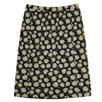 Oscar De La Renta Monochrome Skirt M