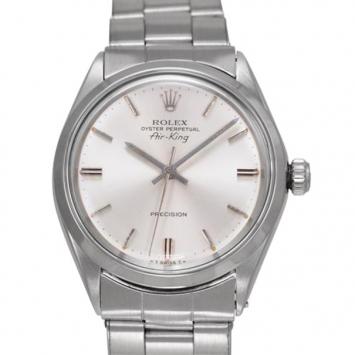 Pre Owned Rolex Air King SS Silver Mens Wristwatch