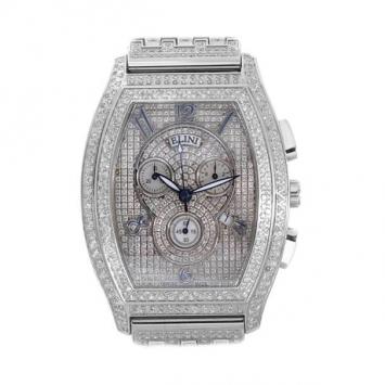 Pre Owned Elini Chronograph Swiss Movement Diamond Mens Watch