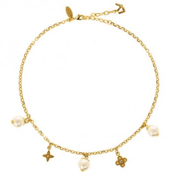 Louis Vuitton Charmy Pearl Necklace