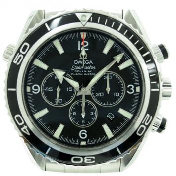 Pre Owned Omega Seamaster Planet Ocean Chronograph Wristwatch Men’s 