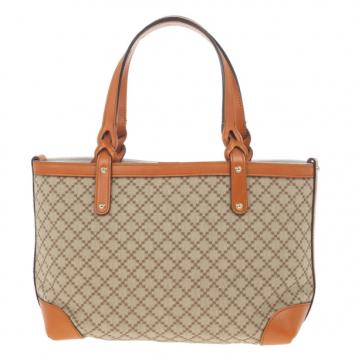 Gucci Beige Diamante Fabric Craft Tote