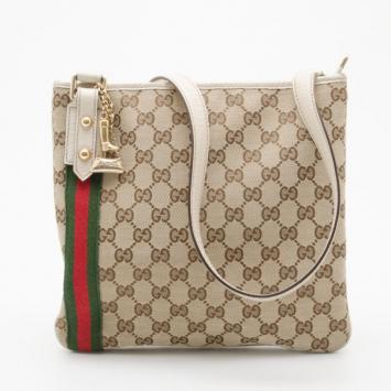 Gucci Monogram Treasure Crossbody Bag