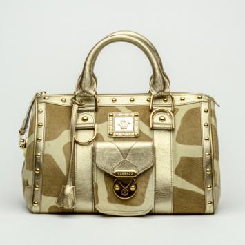 Versace Pony Hair 'Snap Out Of It' Satchel