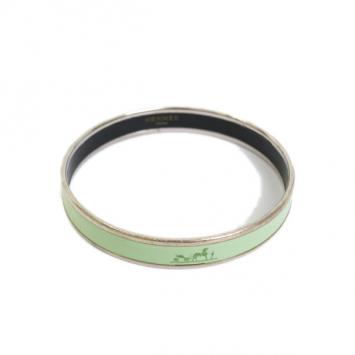 Hermes Green Enamel Bangle