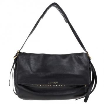 Jimmy Choo Black Leather Bacchus Bag