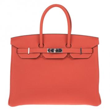 Hermes Geranium Birkin Bag 35