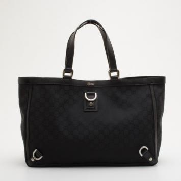 Gucci Black Abbey Large Tote 