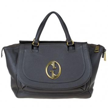 Gucci Brown Leather 1973 Top Handle Bag