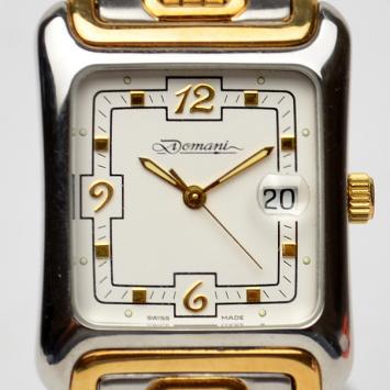 Christiano Domani SS 18K Gold Plated Unisex Wristwatch