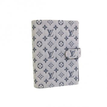 Louis Vuitton Blue Monogram Mini Lin Agenda Cover PM