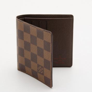 Pre Owned Louis Vuitton Damier Ebene Billfold 6 CC Slots