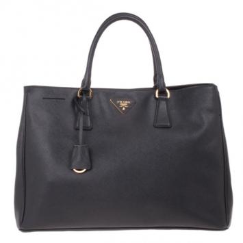 Prada Black Saffiano Lux Tote