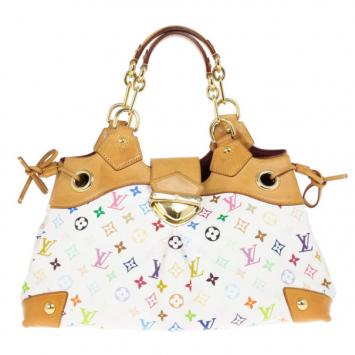 Louis Vuitton White Monogram Multicolore Ursula Bag