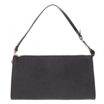 Louis Vuitton Black Epi Pochette Accessoires