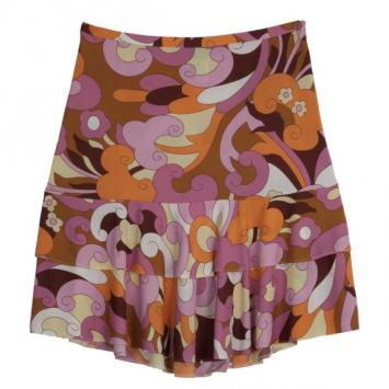 D and G Printed Skirt L