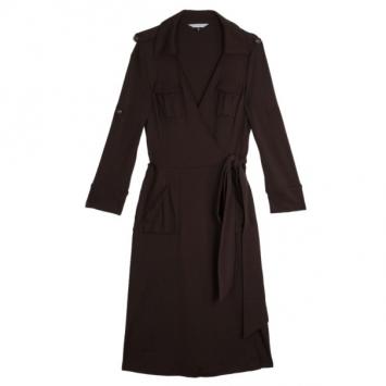 Diane Von Furstenberg Utility Vintage Dress L