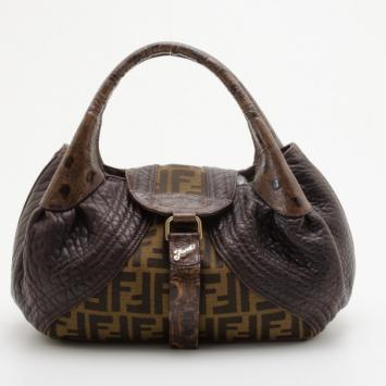 Fendi Zucca Turtle Small Spy Bag