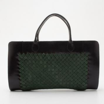 Bottega Veneta Limited Edition Ayers Goatskin Satchel