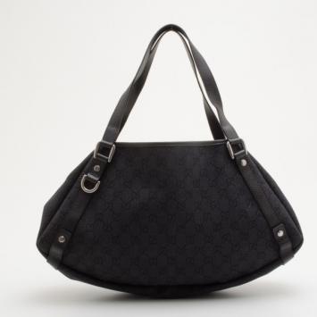 Gucci Black 'Pelham' Medium Shoulder Handbag 