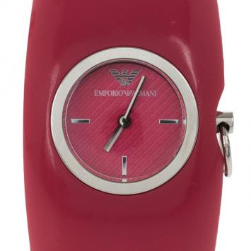 Emporio Armani Pink Resin AR0741 Women's Wristwatch 30MM