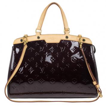 Louis Vuitton Amarante Monogram Vernis Brea MM