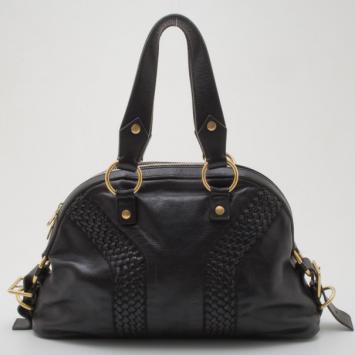 Yves Saint Laurent Black Leather Muse 