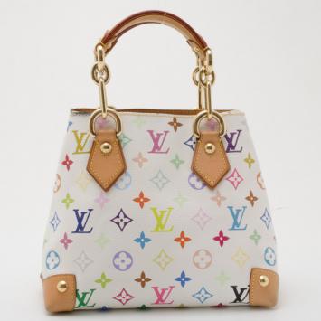 Louis Vuitton White Multicolor Audra Bag