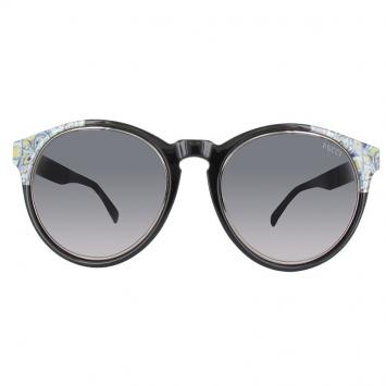 Pre Owned Emilio Pucci Black/Gradient Smoke EP0028 Wayfarer Sunglasses