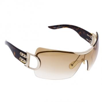 Dior Tortoise Frame Airspeed 1 Shield Sunglasses