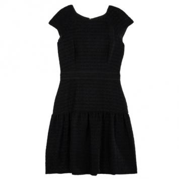 CH Carolina Herrera Textured Cotton Dress M