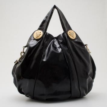 Gucci Black Patent Hysteria Bag