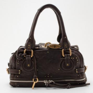 Chloe Leather Paddington Zippy Satchel 