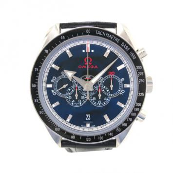 Pre Owned Omega Speedmaster Olympic Collection Co-Axial Mens Wristwatch 