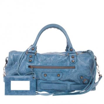 Balenciaga Blue Leather Twiggy Bag