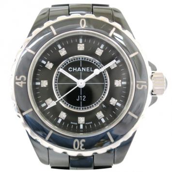Chanel J12 Ceramic Black Ladies Wristwatch  