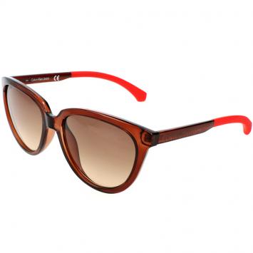 Pre Owned Calvin Klein Brown CKJ802S Wayfarer Sunglasses