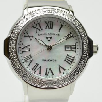 Swiss Legend South Beach Diamonds Yellow Ladies Wristwatch 35 MM