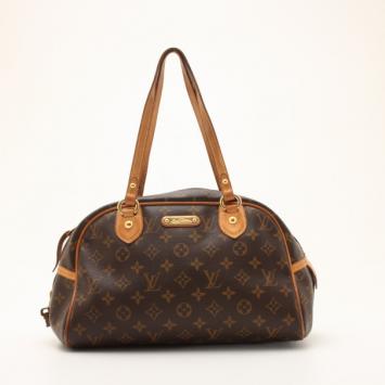 Louis Vuitton Monogram Canvas Montorguiel PM Satchel   