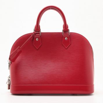 Louis Vuitton Red Electric Epi Leather Alma PM
