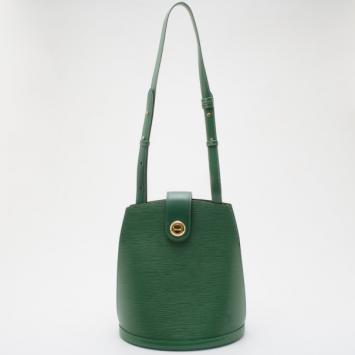 Louis Vuitton Borneo Green Epi Leather Cluny Shoulder Bag  