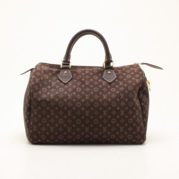 Louis Vuitton Monogram Mini Lin Speedy 30 Satchel 