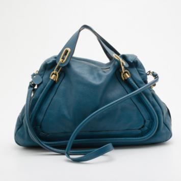 Chloe Large Turquoise Paraty Bag