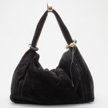 Jimmy Choo Suede 'Saba ' Bracelet Hobo Handbag