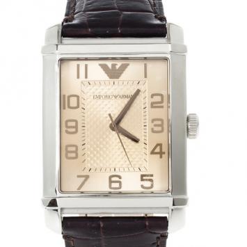 Emporio Armani Bronze Stainless Steel AR0489 Unisex Wristwatch 33MM